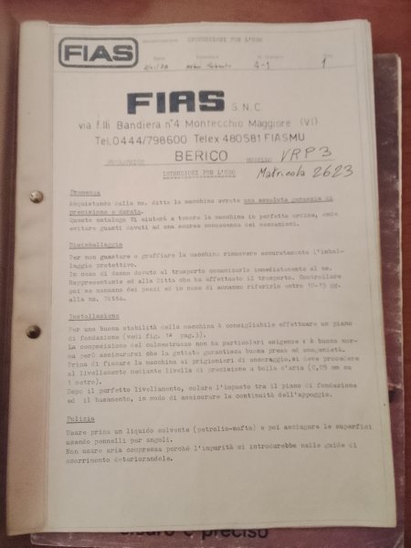 FIAS BERICO VRP3  1979