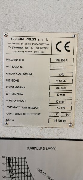 BULCOM PRESS PE 200 R  1999