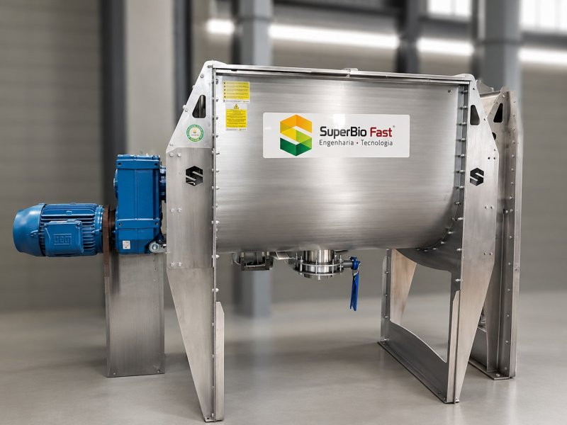 SUPERBIO ITALY SRL  Miscelatore Ribbon Blender (a nastro elicoidale) 500L   2026